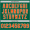 Custom Kelly Green Orange-White Authentic Baseball Jersey