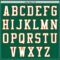Custom Kelly Green White-Orange Authentic Baseball Jersey
