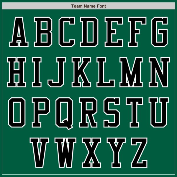 Custom Kelly Green Black-White Authentic Baseball Jersey