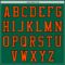 Custom Kelly Green Orange-Black Authentic Baseball Jersey