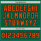 Custom Kelly Green Orange-Black Authentic Baseball Jersey
