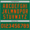 Custom Kelly Green Orange Authentic Baseball Jersey
