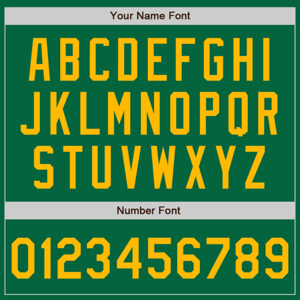 Custom Kelly Green Gold Authentic Baseball Jersey