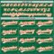 Custom Kelly Green White-Orange Authentic Baseball Jersey