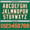 Custom Kelly Green Orange-White Authentic Baseball Jersey