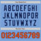 Custom Light Blue Orange-Navy Authentic Baseball Jersey