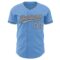 Custom Light Blue Gray-Steel Gray Authentic Baseball Jersey