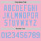 Custom Light Pink Light Blue Authentic Baseball Jersey