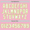 Custom Light Pink White-Neon Green Authentic Baseball Jersey