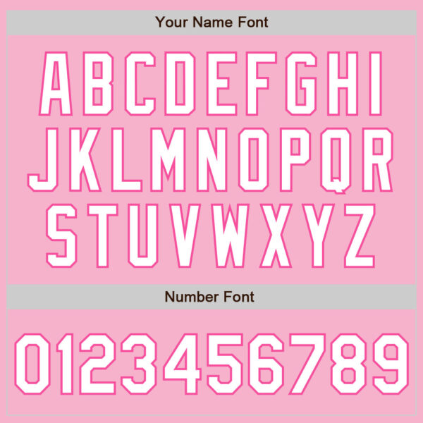 Custom Light Pink White-Pink Authentic Baseball Jersey