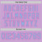 Custom Light Purple Light Blue-Pink Authentic Baseball Jersey