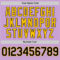 Custom Light Purple Black-Yellow Authentic Baseball Jersey