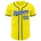 Custom Light Yellow Royal-White Authentic Baseball Jersey