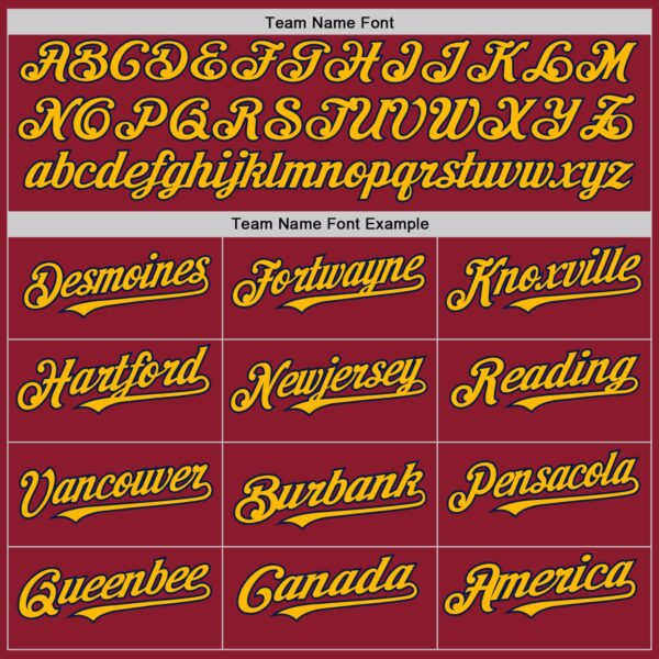 Custom Maroon Navy-Gold Mesh Authentic Throwback Baseball Jersey