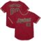 Custom Maroon Black-City Cream Mesh Authentic Throwback Baseball Jersey
