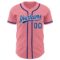 Custom Medium Pink Royal-White Authentic Baseball Jersey