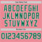 Custom Medium Pink Kelly Green-White Authentic Baseball Jersey