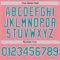 Custom Medium Pink Teal-White Authentic Baseball Jersey