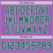 Custom Medium Purple Kelly Green-White Authentic Baseball Jersey