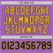 Custom Medium Purple Black-Yellow Authentic Baseball Jersey