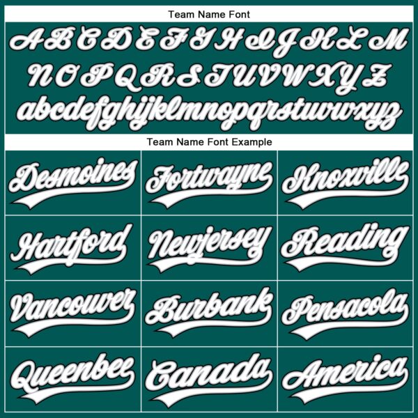 Custom Midnight Green White Gray-Black Authentic Baseball Jersey