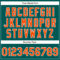 Custom Midnight Green Orange-White Authentic Baseball Jersey
