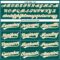 Custom Midnight Green White-Old Gold Authentic Baseball Jersey