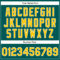 Custom Midnight Green Yellow-White Authentic Baseball Jersey