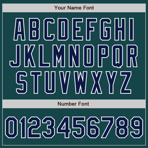Custom Midnight Green Navy-Red Authentic Baseball Jersey