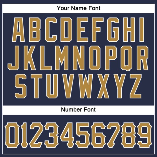 Custom Navy Old Gold-White Authentic Sleeveless Baseball Jersey