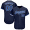 Custom Navy Royal-White Authentic Baseball Jersey