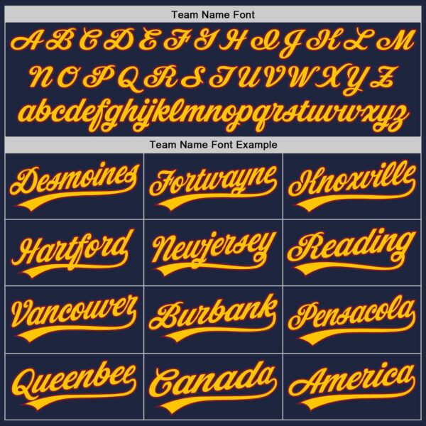 Custom Navy Crimson-Gold Authentic Baseball Jersey