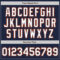 Custom Navy White-Orange Authentic Baseball Jersey