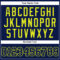 Custom Navy Neon Yellow Authentic Baseball Jersey
