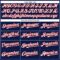 Custom Navy White-Red Authentic Baseball Jersey