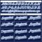 Custom Navy Light Blue-White Authentic Baseball Jersey