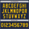 Custom Navy Yellow Authentic Baseball Jersey