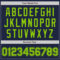 Custom Navy Neon Green Authentic Baseball Jersey