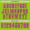 Custom Neon Green Pink-Navy Authentic Baseball Jersey