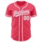 Custom Neon Pink White Authentic Baseball Jersey
