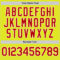 Custom Neon Yellow Red-White Authentic Baseball Jersey
