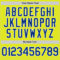 Custom Neon Yellow Royal-White Authentic Baseball Jersey