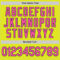 Custom Neon Yellow Pink-Navy Authentic Baseball Jersey
