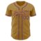 Custom Old Gold Purple-Gold Authentic Baseball Jersey