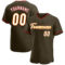 Custom Olive White-Gold Authentic Salute To Service Baseball Jersey
