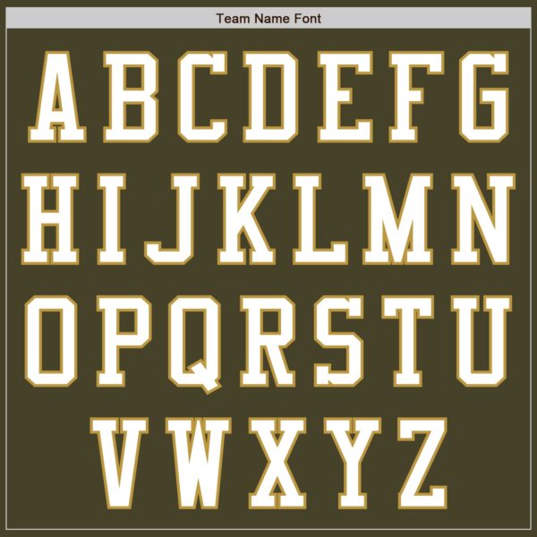 Custom Olive White-Old Gold Authentic Salute To Service Baseball Jersey