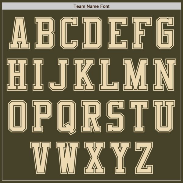 Custom Olive Cream Authentic Salute To Service Baseball Jersey
