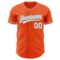 Custom Orange White-Gray Authentic Baseball Jersey