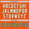 Custom Orange Kelly Green-White Authentic Baseball Jersey