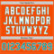 Custom Orange Teal-White Authentic Baseball Jersey
